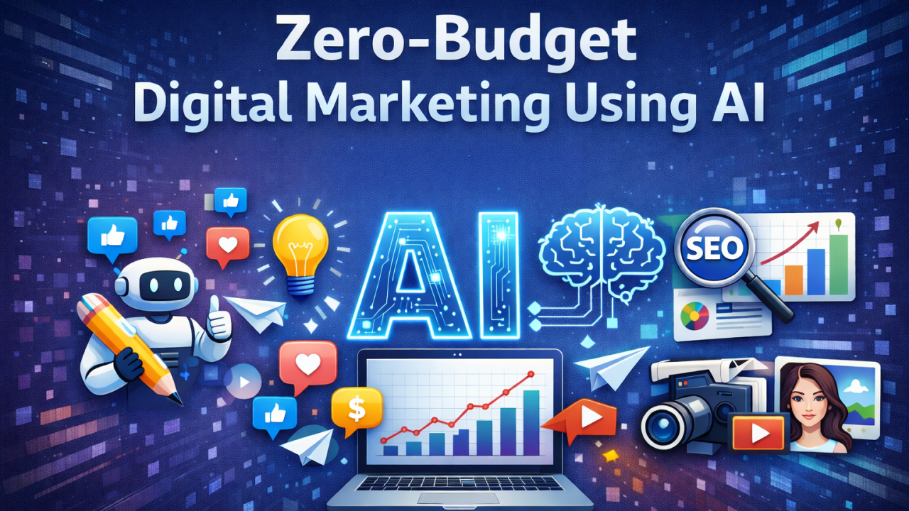 Zero-Budget Digital Marketing Using AI